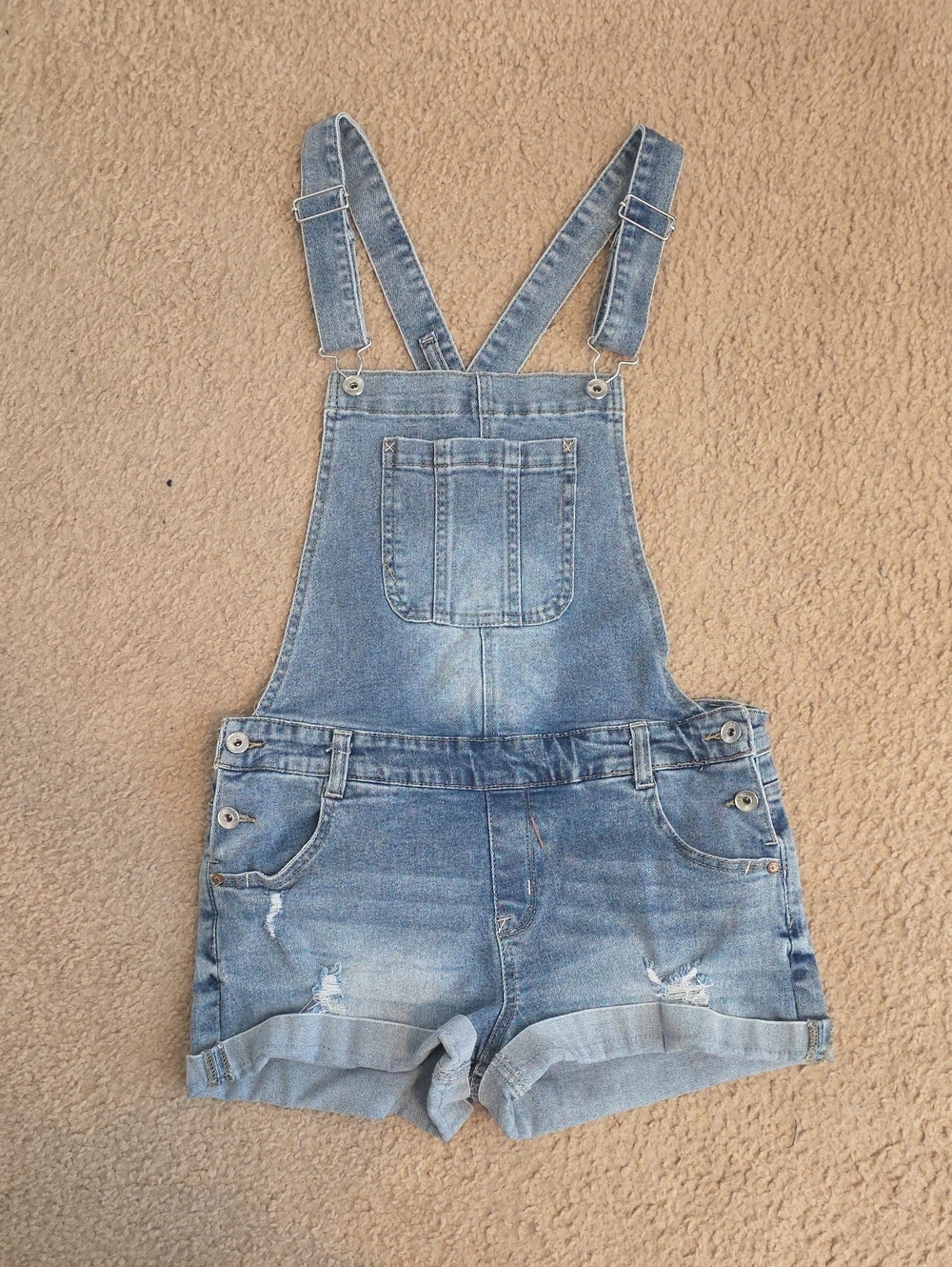 Wallflower Light Blue Denim Overalls